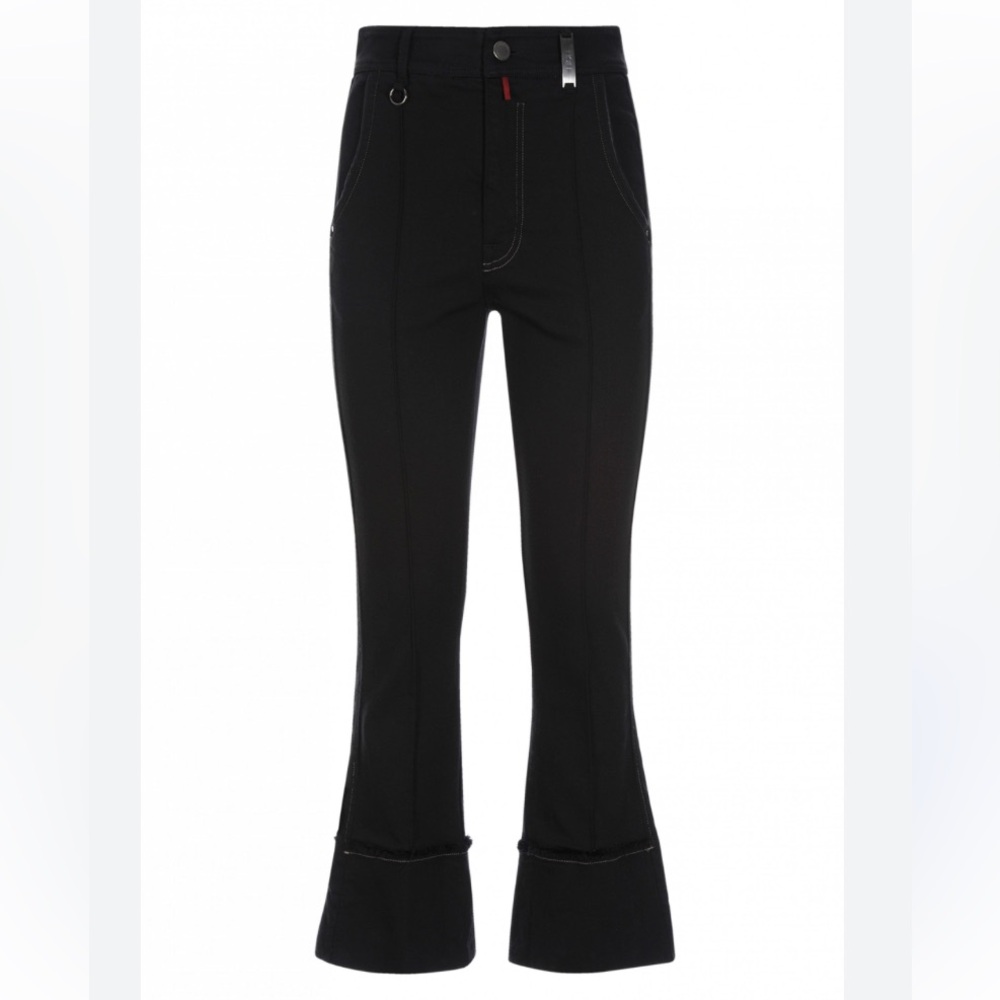 High Everyday Couture Scamper Flared Black Twill Jeans